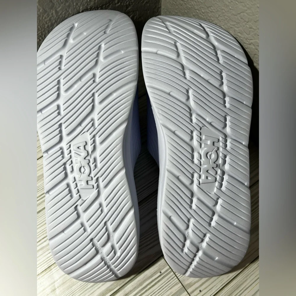 HOKA Ora Luxe Recovery unisex Slide sandals flip flops white men’s‎ size 14
